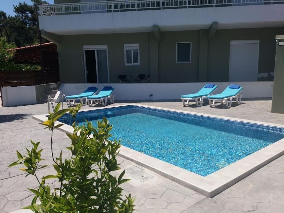 Greek Style Ground Floor Apartment & Pool Ялисос Екстериор снимка