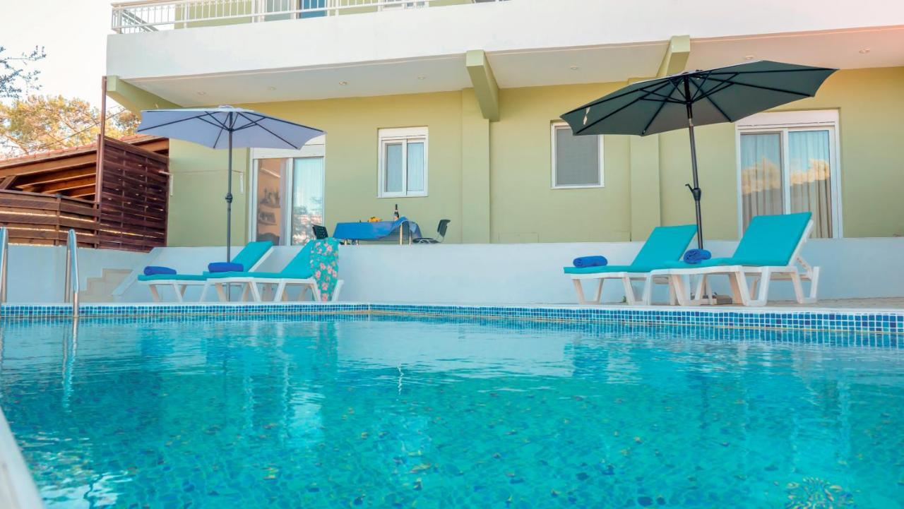 Greek Style Ground Floor Apartment & Pool Ялисос Екстериор снимка